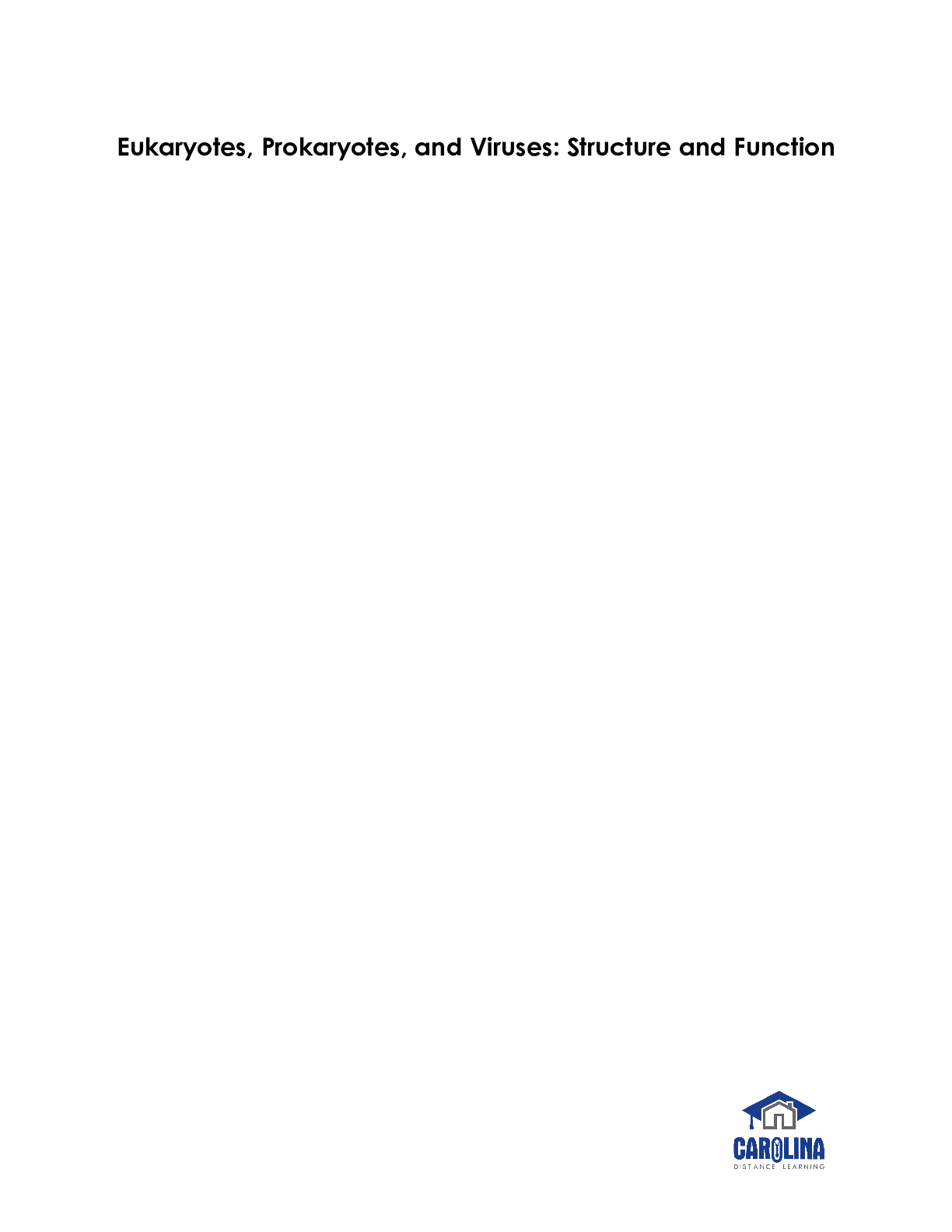 Preview image for BIO 120L M3 Cell Structure and Function Lab Report.docx  Eukaryotes, Prokaryotes, and Viru